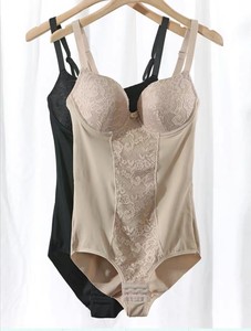 Combinaison sexy pour femme, <span class=keywords><strong>couleur</strong></span> nude, body sculptant, body briefer avec dentelle, respirant, style quotidien - Product Image 2