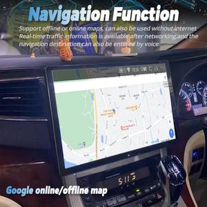 Reproductor Multimedia de Video para Automóvil Android con Pantalla de 13.3 Pulgadas y Resolución 2K para TOYOTA Alphard Serie 20 Vellfire 2008-2014, Estéreo, GPS, Carplay, Unidad Principal - Product Image 3