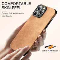 Étui de luxe en cuir d'agneau et silicone pour iPhone 17 16 15 14 13 12 11 Pro Max X XS XR 7 8 Plus – Housse rétro souple antichoc