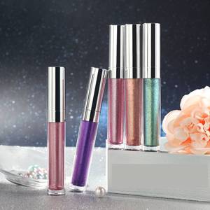 Sombra <span class=keywords><strong>de</strong></span> <span class=keywords><strong>Ojos</strong></span> Líquida Brillante <span class=keywords><strong>de</strong></span> Larga Duración, 5 Colores, Logotipo Personalizado, Maquillaje Vegano para <span class=keywords><strong>Ojos</strong></span>, Sombra <span class=keywords><strong>de</strong></span> <span class=keywords><strong>Ojos</strong></span> Camaleón, Marca Privada - Product Image 4