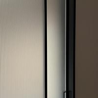 3D Gerillte Selbstklebende Moderne Glasfensterfolie Transparente Sichtschutz-Dekorfolie Wärmeisolierung Küche Bad Wohnzimmer