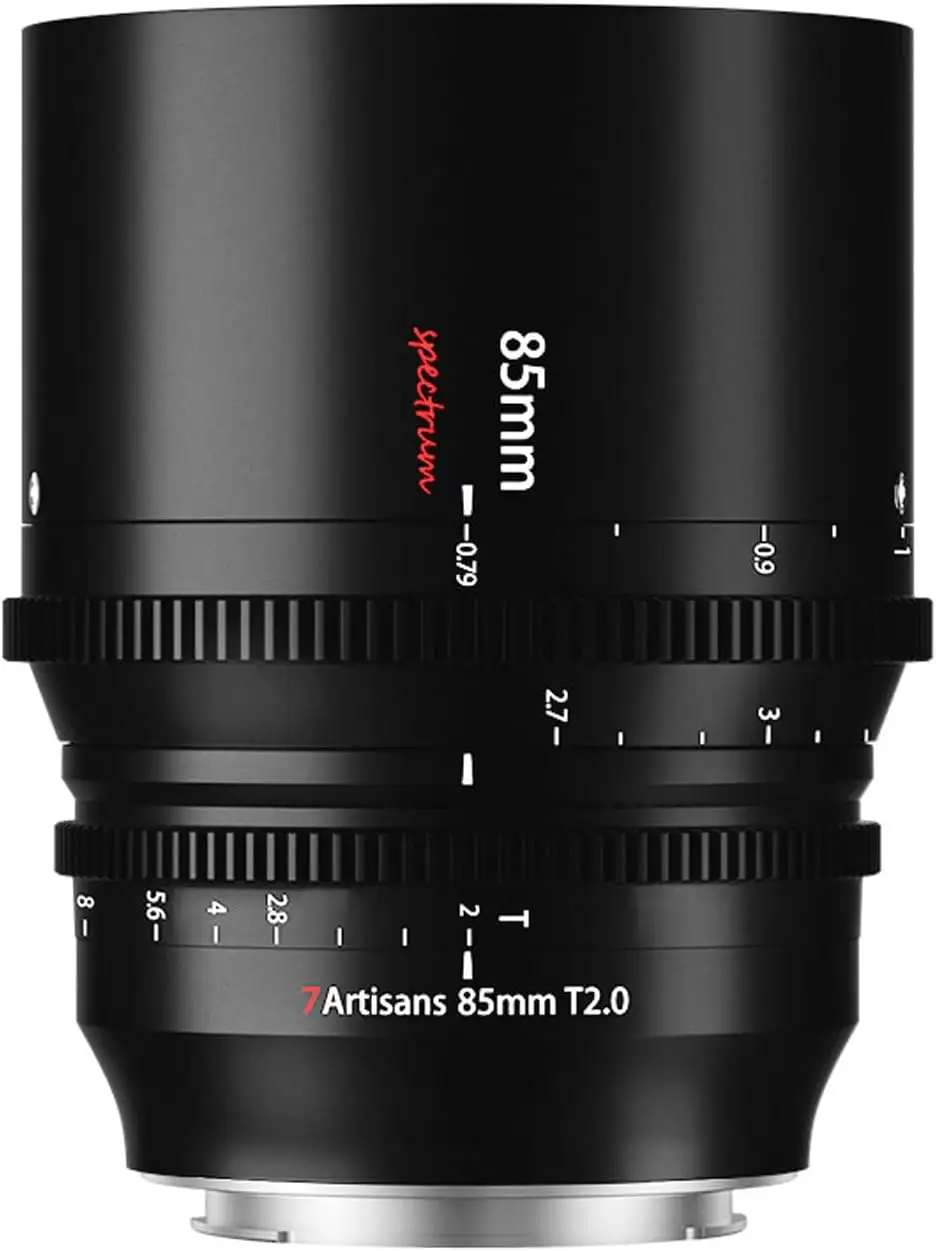 L montaj için 7 zanaatkarlar 85mm T2.0 Cine Lens, tam çerçeve aynasız kamera Lens geniş diyafram, Sigma FP için uyumlu,