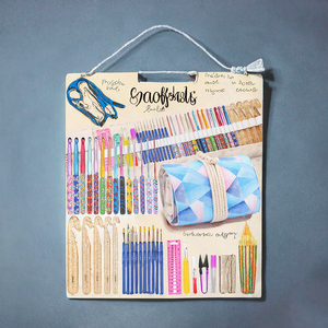 Kit de <span class=keywords><strong>crochet</strong></span> complet en plastique simple pour travaux manuels, crochets ergonomiques pour le bricolage - Product Image 3