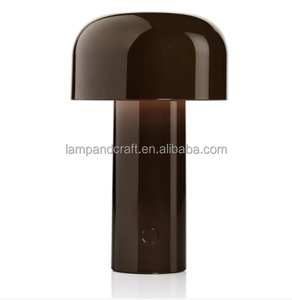 Lampe de bureau ronde en céramique bleue pour hall d'hôtel, chambre d'hôtel, salon, chambre à coucher, bureau, éclairage et décoration intérieure - Product Image 3