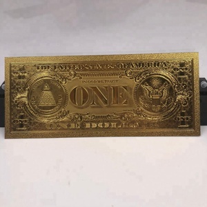 Colección de Billetes de 1 Dólar Chapados en Oro al por Mayor - Product Image 2