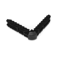 Accessoires de porte et de fenêtre en verre isolant durable et personnalisé, design moderne, barre d'espacement en aluminium, coin en alliage de zinc, plastique facile