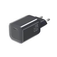 Nuevo Clear Case PD 65W Cargador GaN Cargador portátil Adaptador de pared EE. UU. Enchufe DE LA UE Tipo C 65W Cargador súper rápido