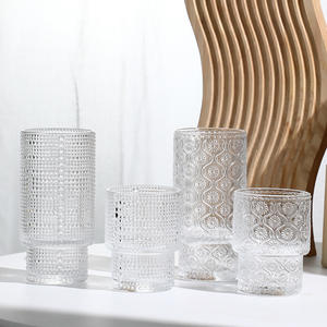 American <span class=keywords><strong>Jupiter</strong></span> Hobnail Drinking Glassware Vintage Coffee Cup Clear Bead Embossed Glass Cups Mini Rock Thick Cocktail Glasses - Product Image 6