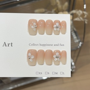 Vente en gros de <span class=keywords><strong>faux</strong></span> <span class=keywords><strong>ongles</strong></span> en <span class=keywords><strong>gel</strong></span> faits à la main de luxe, <span class=keywords><strong>ongles</strong></span> carrés longs moyens avec strass, brillants, 3D, <span class=keywords><strong>manucure</strong></span> artificielle - Product Image 5