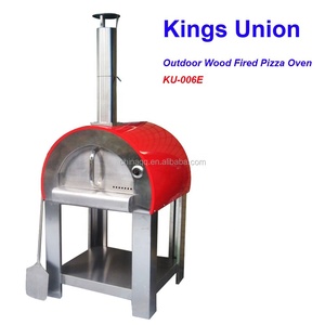 Grand <span class=keywords><strong>Four</strong></span> <span class=keywords><strong>à</strong></span> <span class=keywords><strong>Pizza</strong></span> d'Extérieur au Feu de <span class=keywords><strong>Bois</strong></span> en Acier Inoxydable et Métal <span class=keywords><strong>avec</strong></span> Thermomètre KU-006E pour Jardin, Cour, Fête, Cuisson <span class=keywords><strong>Pizza</strong></span>, Viande et Barbecue - Product Image 2