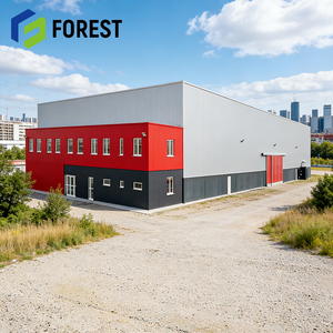 Atelier à structure métallique européenne à montage facile, bâtiment d'usine de fabrication robuste pour l'Asie du Sud-Est avec poutre en I - Product Image 1