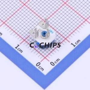 ตัวต้านทาน/โพเทนชิโอมิเตอร์แบบปรับได้สำหรับ3306P-1-103ผ่านชิ้นส่วนรู (THT)-3P, ตัวต้านทาน8.1x6.8มม. 10Kohm 25% 200 250mw ppm/℃ - Product Image 2