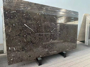 Đánh bóng tự nhiên Morocco marmor fossile Nero Đen hóa thạch đá cẩm thạch tấm Tường sàn trang trí hải quan gạch - Product Image 3
