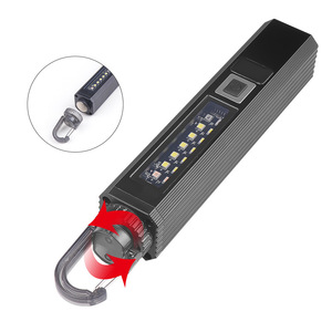 <b>Led</b> <b>Flashlight</b> 30W White Light Rechargeable With Digital Display Magnetic Hook For Hiking Camping Night Fishing - Product Image 4