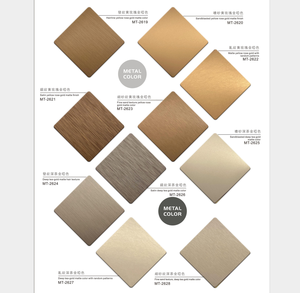 Pannello per Piano di Lavoro in Acciaio Inossidabile Spazzolato Oro Opaco Brushed88 per Cucine Commerciali e Ristoranti - Product Image 4