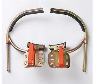 Hebilla de pie de postes de madera de escalada de acero para trabajadores eléctricos para accesorios de cableado de 350 pies - Product Image 4