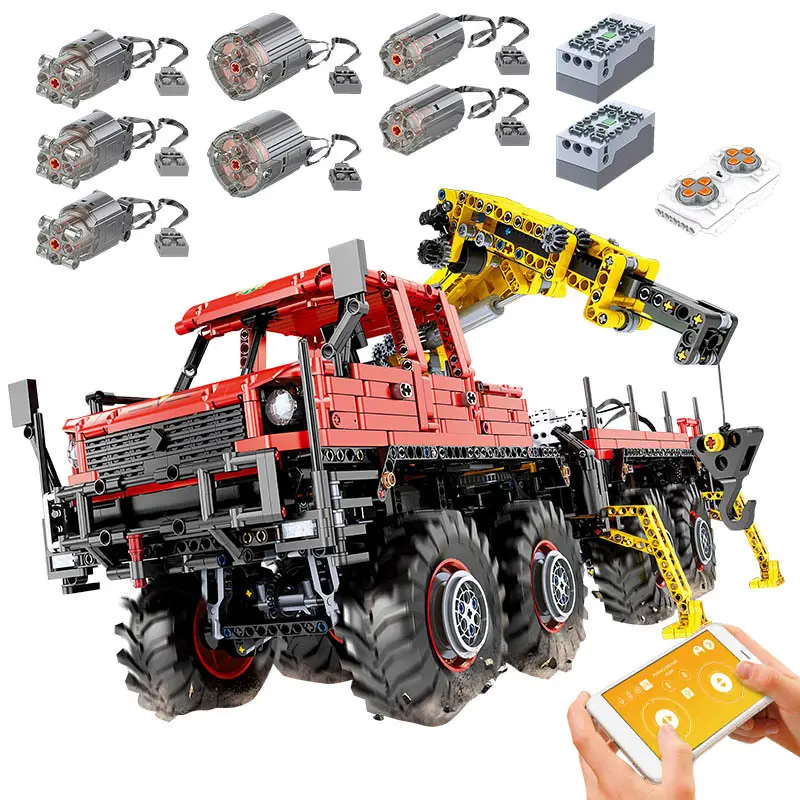 Uzaktan kumanda montaj araba oyuncak yapı blok seti kalıplama kral 13146 belden kırma kamyon Model CarsTechnic