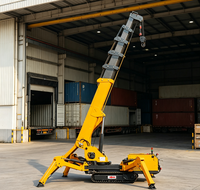 Grue araignée robuste de 10 tonnes avec technologie hydraulique avancée pour l'installation de matériaux lourds