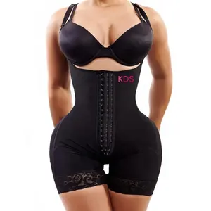 Hot Selling Control Panties Classic Center Butt Lifter Effect Faja Zipper Crotch Fajas Women Slimming Fajas Lace Body Shaper