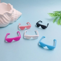 200 mini-lunettes d'été pour maison de poupée, accessoires en plastique pour poupées Barbie, jouet pour enfants, décoration de bureau mignonne