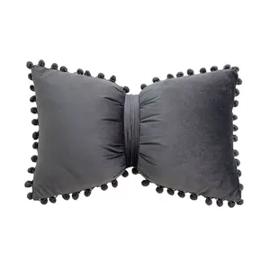 Amity - Capa de almofada para sofá e cadeira de escritório, almofada decorativa com borlas, almofada para travesseiro e cadeira de carro, capa reversível