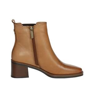 Bottines pour femmes Carmela en cuir à talon 40 Marron - Product Image 4
