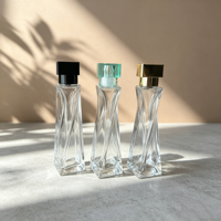 Flacon de parfum de luxe 40 ml en stock, nouveau design, flacon de parfum en verre avec vaporisateur, boîte et sac personnalisés