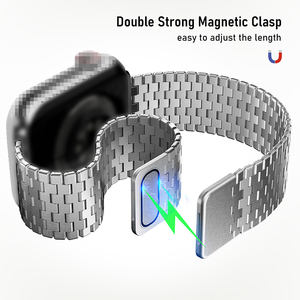 <span class=keywords><strong>Bracelet</strong></span> de montre intelligente en métal pour hommes, en acier inoxydable, pour <span class=keywords><strong>Apple</strong></span> <span class=keywords><strong>Watch</strong></span> 7 8 Ultra 44mm 49mm - Product Image 3