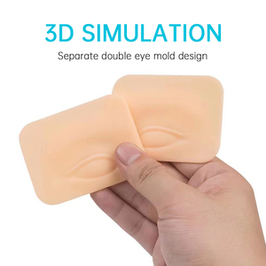 Nueva piel de silicona para cejas Eyeline 3D <span class=keywords><strong>Microblading</strong></span> maquillaje permanente tatuaje práctica pieles para tatuadores y principiantes - Product Image 3
