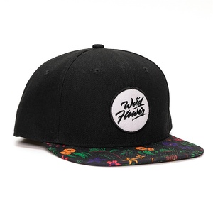 High Quality <b>Navy</b> <b>Blue</b> 6 Panel Hat Snapback Custom Acrylic Embroidery Patch <b>Cap</b> - Product Image 4