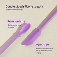Mini maquillage cosmétique Silicone spatule mélange échantillonnage bricolage Sculpture mince pot grattoir multifonctionnel visage crème spatule
