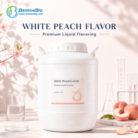 Arôme alimentaire liquide Beimoobio saveur naturelle pêche blanche, durée de conservation 12 mois, pour usage commercial (vente en gros)
