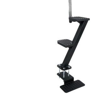Marchepied robuste pour remorque marine avec poignée, surface antidérapante, pour remorque de bateau, acier au carbone, noir - Product Image 5