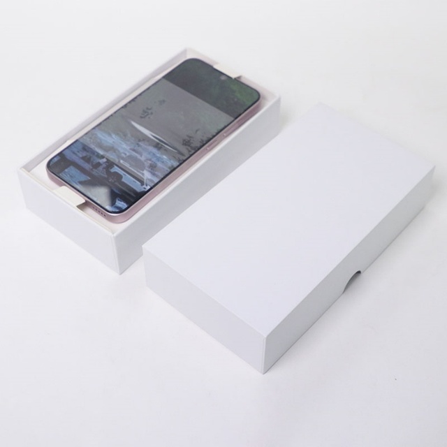 Custom Factory Empty Phone Box Mobile Phone Packaging for Phone 16 Pure White Box Customized 17 Pro Max