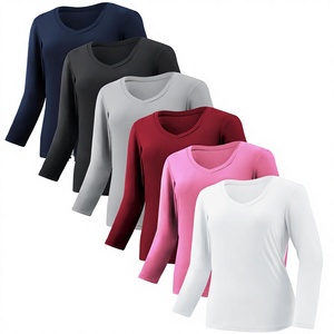 เสื้อยืดแขนสั้นผู้หญิง ZZH YF2199 ระบายอากาศได้ดี เป็นมิตรกับสิ่งแวดล้อม ผลิตจากโพลีเอสเตอร์ 100% ทรงเข้ารูป บางเบา ใส่สบาย ช่วยพรางหุ่น ทันสมัย ใช้งานได้หลากหลาย - Product Image 2