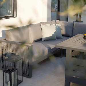OSMEN DRESDEN Sofa Set <strong>Furniture</strong> 5pcs Set <strong>Garden</strong> <strong>Corner</strong> Sofa <strong>Rattan</strong> Chair for Patio Terrace - Product Image 4