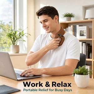 Ergonomic Heated Ring, Portable 4-Speed <b>Vibration</b> Massager, for Post-Workout & Fatigue Relief, Custom Logo Available - Product Image 4
