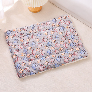   เบาะนอนสัตว์เลี้ยงแบบพับได้ ลายการ์ตูน ซักได้ หรูหรา นุ่มฟู สบาย สำหรับแมวและสุนัข ทำจากผ้าฝ้าย - Product Image 4