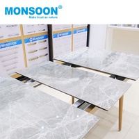 Quincaillerie de mobilier moderne : Mécanisme de glissière de table multi-sections synchronisé, levage automatique et fermeture amortie pour salle à manger, cuisine, salle de sport, extérieur