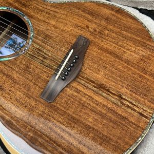 Violão Acústico de Alta Qualidade de <span class=keywords><strong>40</strong></span> Polegadas, Todo em Madeira de Koa, Estilo Cutaway, Mogno/Ácer/Rosewood Sapele Fosco - Product Image 6