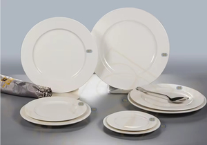 Tùy chỉnh gốm tấm bộ đồ ăn như bộ đồ ăn bộ đám cưới Tấm Nhà hàng tấm assiette Mariage - Product Image 6