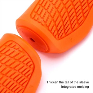 Poignées de guidon de vélo en caoutchouc poignées vtt poignée de verrouillage antichoc anti-dérapant poignées de VTT couverture manchette <span class=keywords><strong>accessoires</strong></span> de vélo <span class=keywords><strong>BMX</strong></span> - Product Image 5