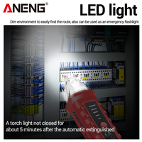 ANENG VD802 Lápiz de Prueba Digital Inteligente sin Contacto con Pantalla LCD, Novedad, Detector de Voltaje CA 12-1000V, Sensor de Corriente Eléctrica
