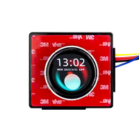 Interrupteur tactile à bouton rotatif 12V/24V 5A 60W pour miroir LED, utilisé pour l'éclairage LED CCT des miroirs de salle de bain