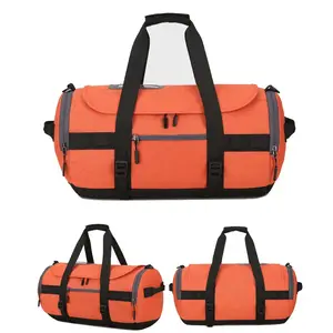 Bolsa duffel laranja para esportes, 25l, à prova d' água, fitness, duffel bag, para homens