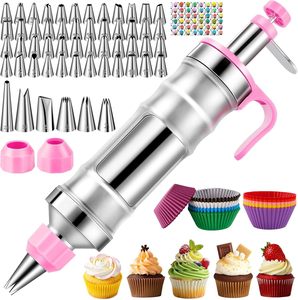 Juego <span class=keywords><strong>de</strong></span> 164 Piezas <span class=keywords><strong>de</strong></span> Utensilios para Hornear <span class=keywords><strong>de</strong></span> Grado Comercial - <span class=keywords><strong>Pistola</strong></span> para Galletas, Juego <span class=keywords><strong>de</strong></span> Decoración con Boquillas, Moldes <span class=keywords><strong>de</strong></span> Silicona para Repostería - Product Image 2