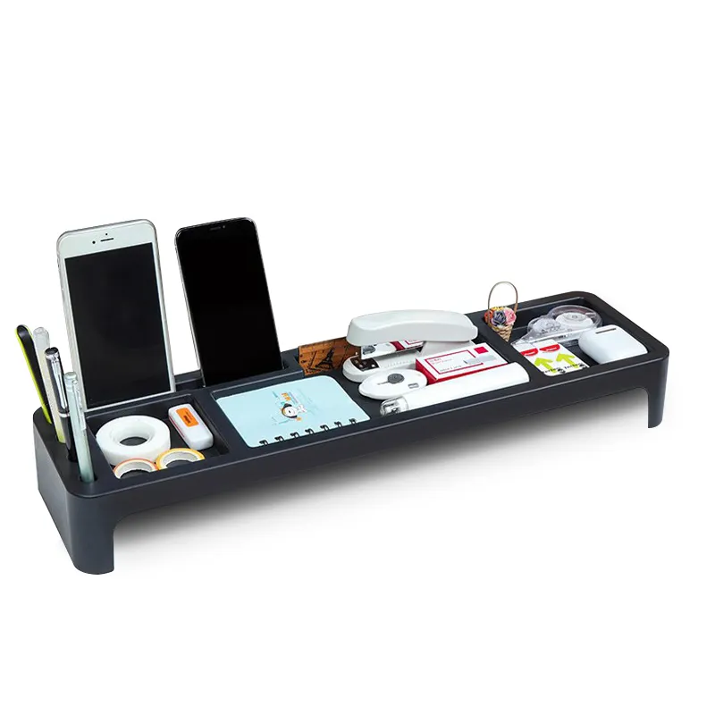 Office Desk Stationary Holders Memo Tray Table Shelf Keyboard Rack Office Supplies Storage Desktop Organizer
