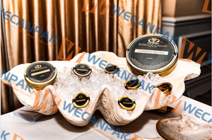 Machine de scellage sous vide pour caviar, robuste, en acier inoxydable 304, avec arrêt d'urgence, semi-automatique, pour la sécurité en usine, Wecanpak, garantie 1 an - Product Image 6