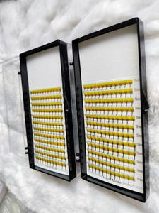 2023 Private Luxury 5D Label Black Glow Cheveux synthétiques fabriqués à la main Utilisation de salon de beauté Extensions de cils Améliorez votre apparence OEM sexy - Product Image 5