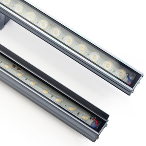 โปรไฟล์อลูมิเนียม T-Profile 6063-T6 สำหรับไฟ LED แบบติดผนัง ปรับความสว่างได้ แสงสีขาวอบอุ่น 3500K รับประกัน 2 ปี - Product Image 2